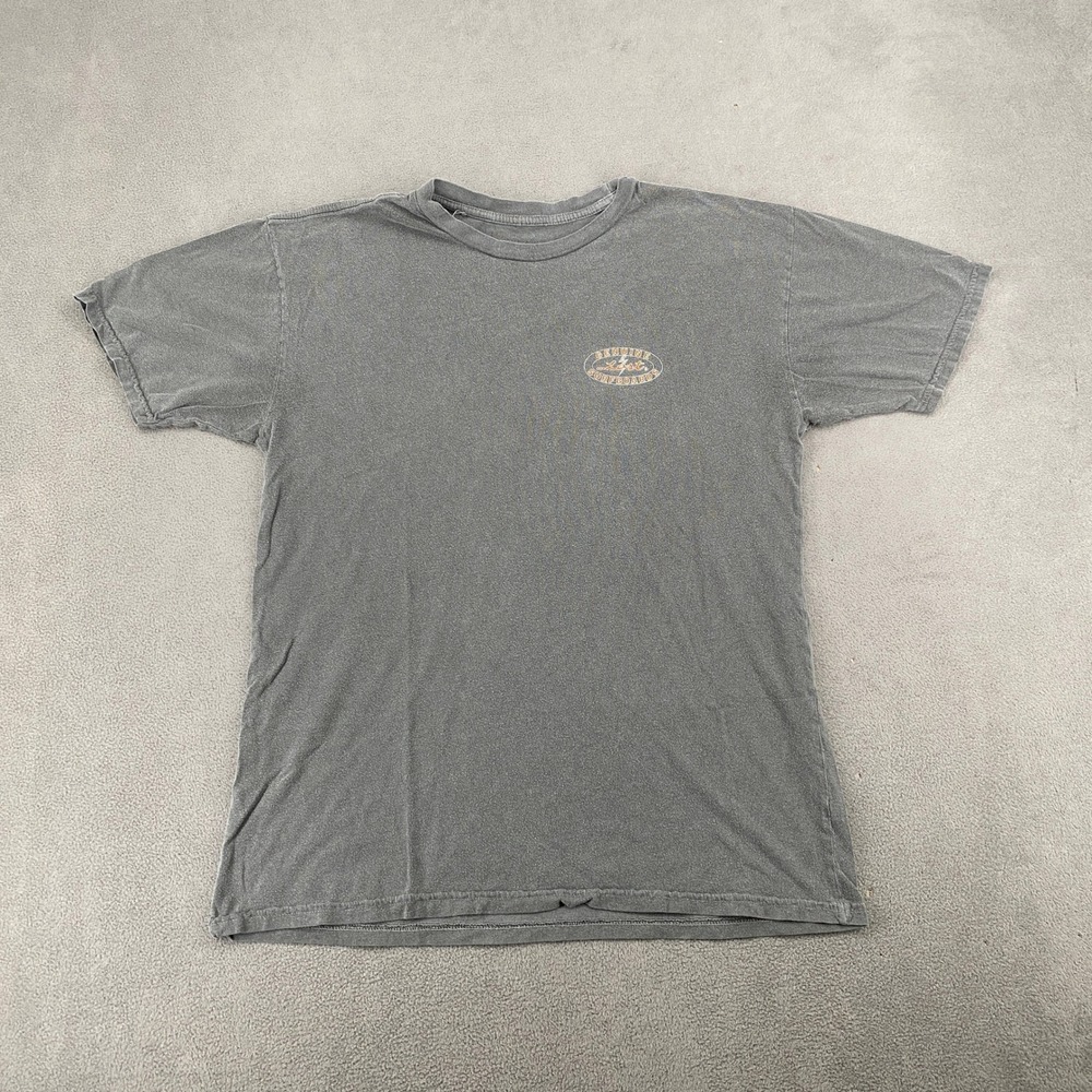 Lost Surfboards Mens Y2K Graphic T-Shirt Faded Black Gray Medium